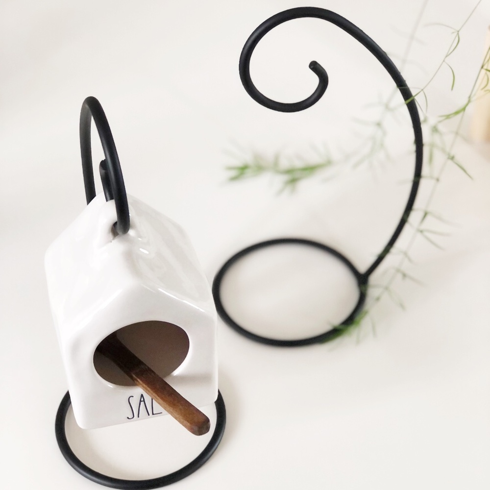 Rae Dunn Inspired Mini Curved Birdhouse Stand